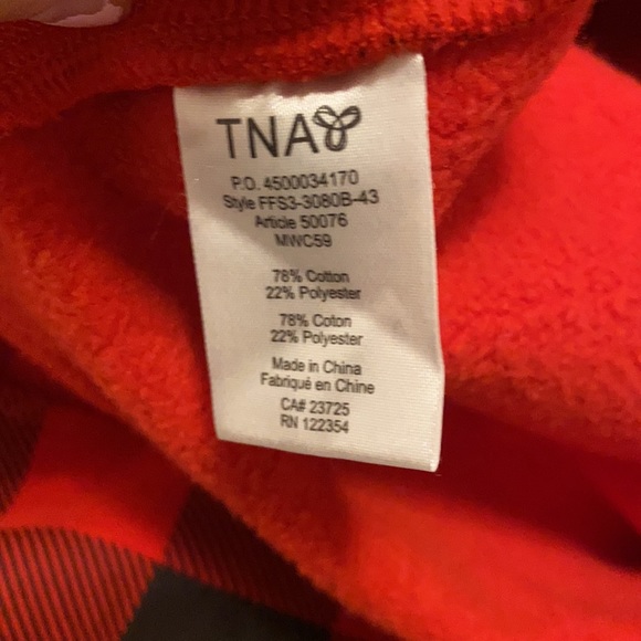 TNA Plaid Hoodie (Rare) - Picture 7 of 9